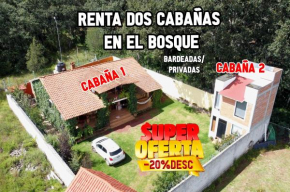 Dos Cabañas Privadas Bardeadas al precio de una